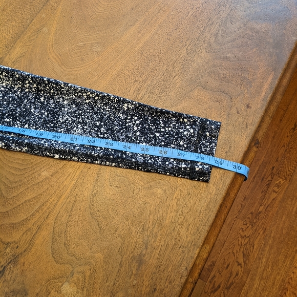 LULULEMON Wunder Under Pant Hi-Rise Splatter White Black - Picture 11 of 11